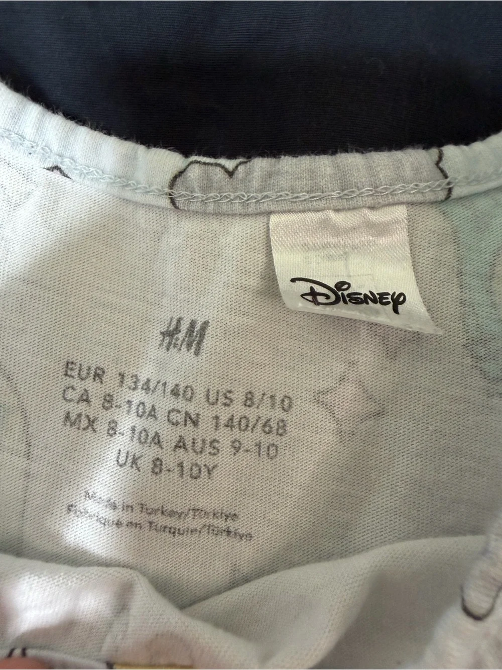 H&M Disney Inside Out Tank Dress  Size  Light Blue 8/10